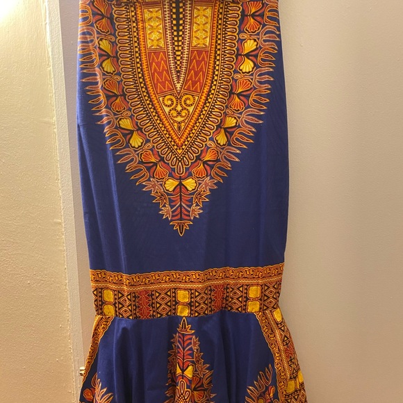 African print Prom Dress - Picture 7 of 9